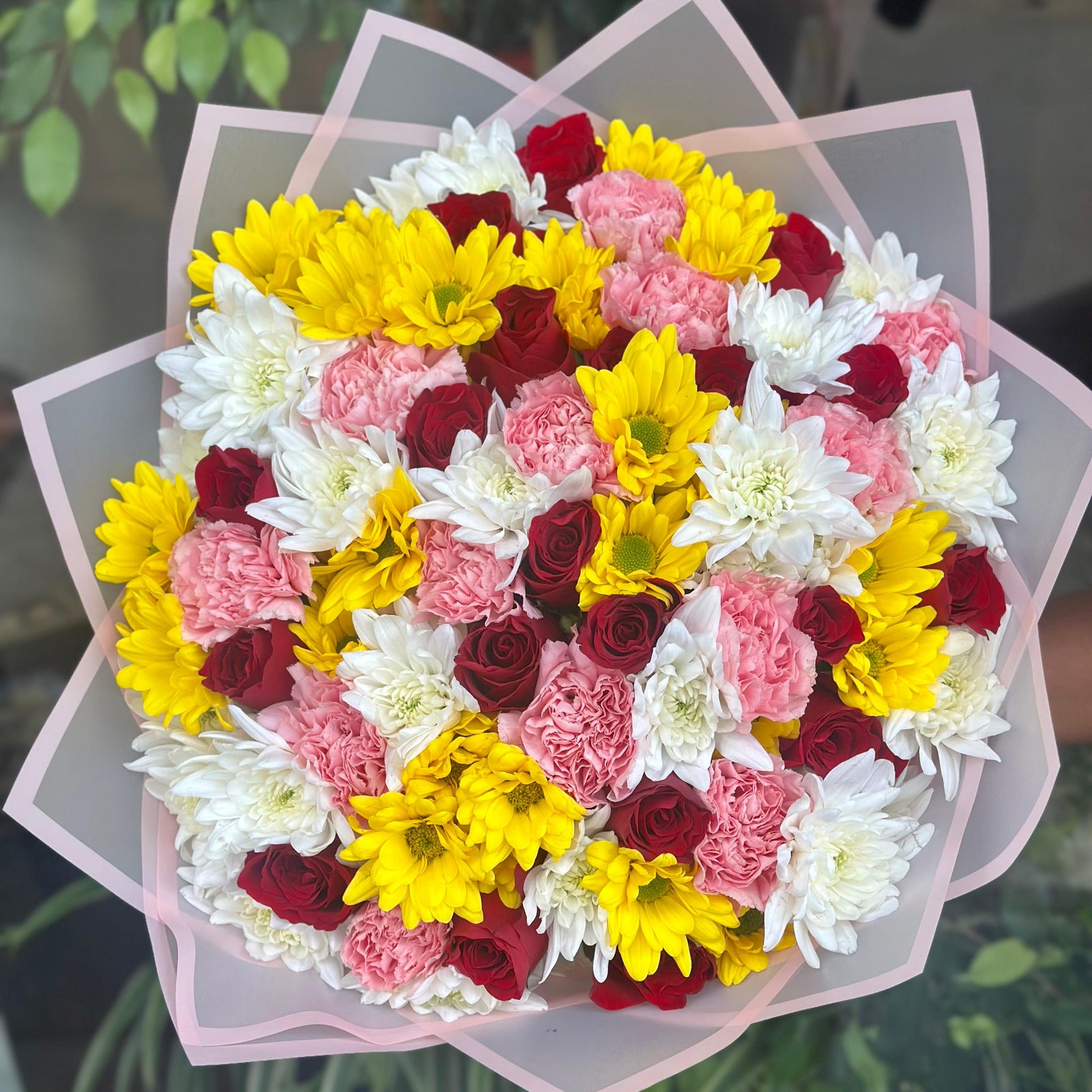 Glitter Mums Bouquet