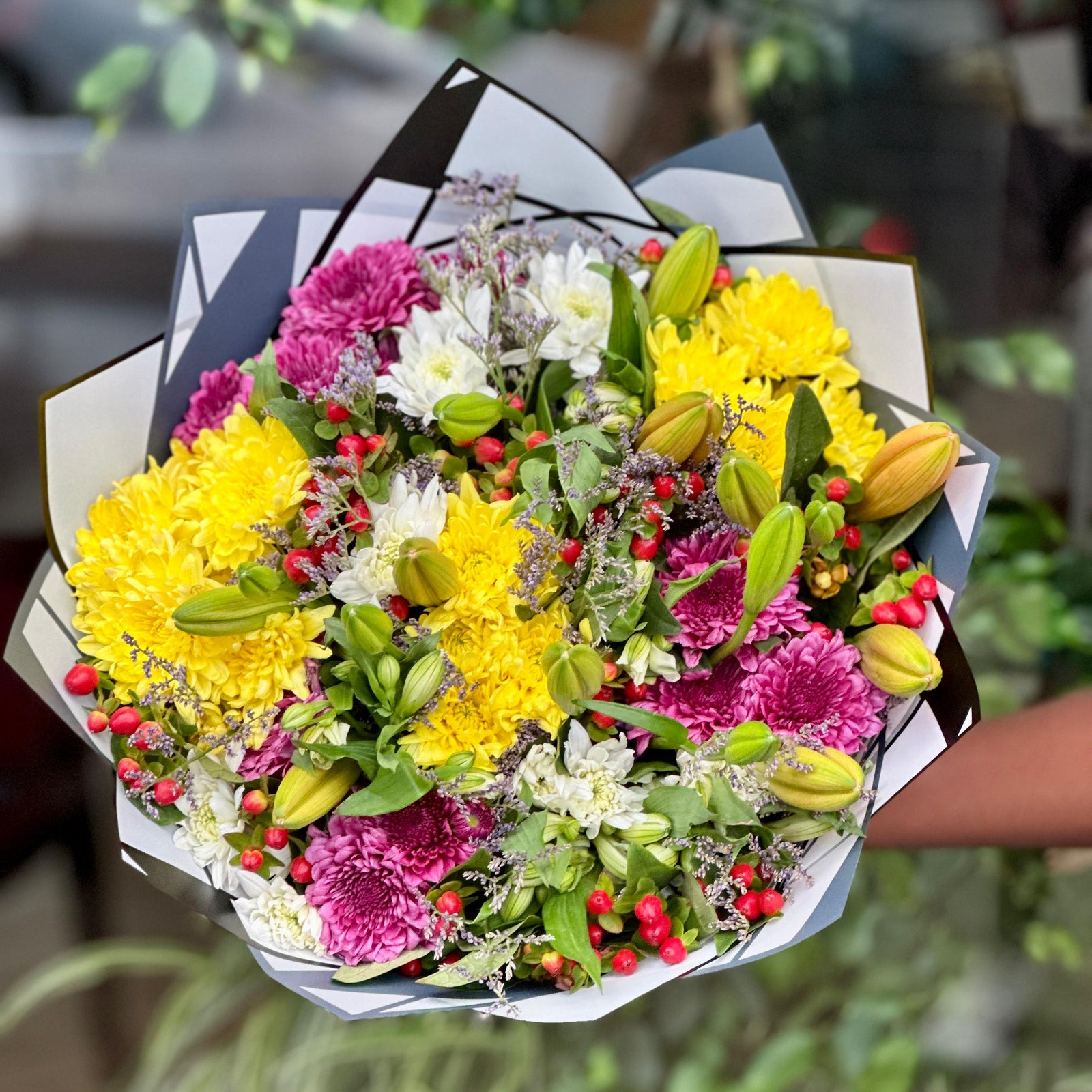 Mixed Blooms Lillies