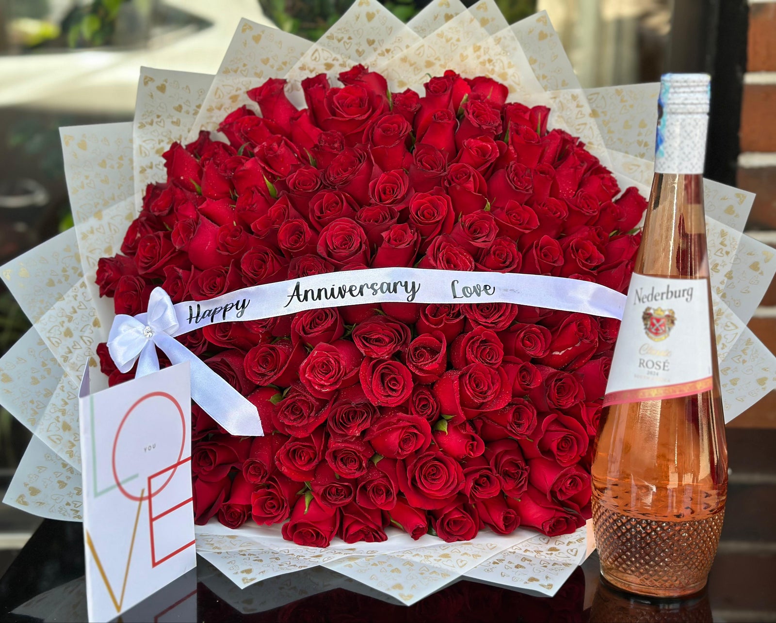 150 Premium with Rose wine